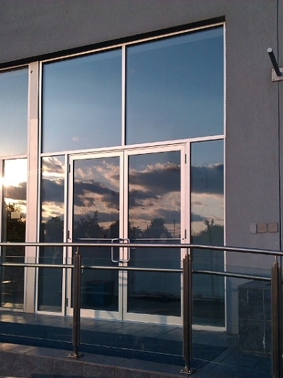 Aluminum Storefront Double Door Aluminum Storefront Double Door