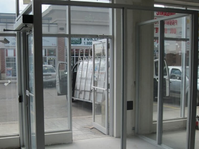 Aluminum Vestibul With Safety Glass For Commercial Building Aluminum Vestibul With Safety Glass For Commercial Building