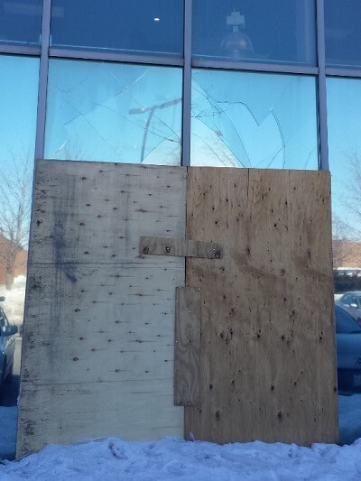 Board-Up Commercial Door Board-Up Commercial Door